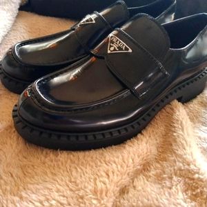 Ladies Size 8 Authentic Prada Loafers